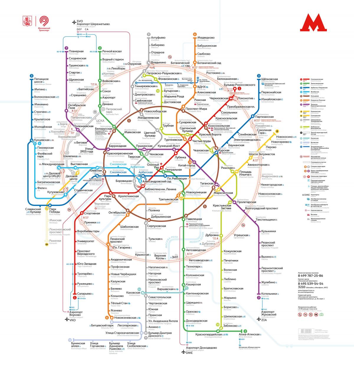 metro moskou zemljevid
