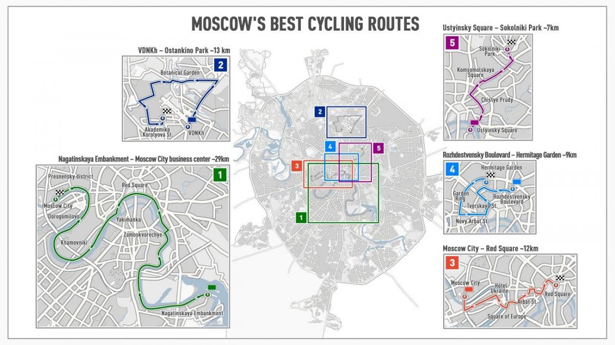 Moskva kolo zemljevid