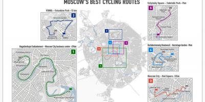 Moskva kolo zemljevid