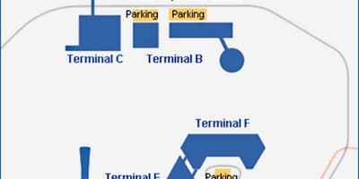 Sheremetyevo terminal zemljevid