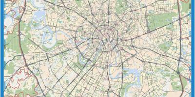 Moskva topografskih zemljevidov