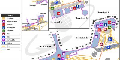 SVO terminal zemljevid